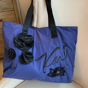 Karl Lagerfeld tote bag.